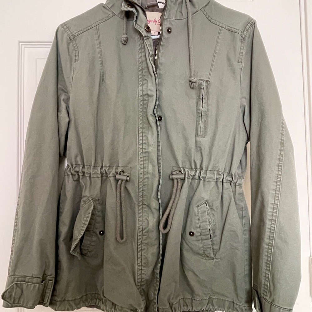 Women’s Green Hooded Jacket